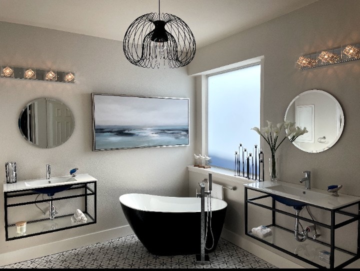 Luxury bathroom interior design